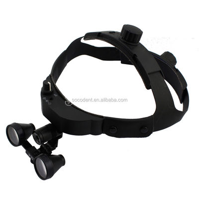 Dental Adjustable Dental Surgical Loupes SC-GBL(1+) 2.5X Headband Loupes 3.5x/LED Light Working Distance