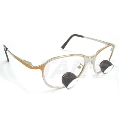 TTL 2.5X Colorless Optical Glass And Titanium Magnification Customized Dental Surgical Loupes Glass