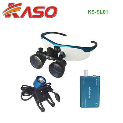 Luce capa chirurgica di KASO KS-SL01 per le lenti di ingrandimento chirurgiche dentarie colorate 420mm 3.5X KS-SL01